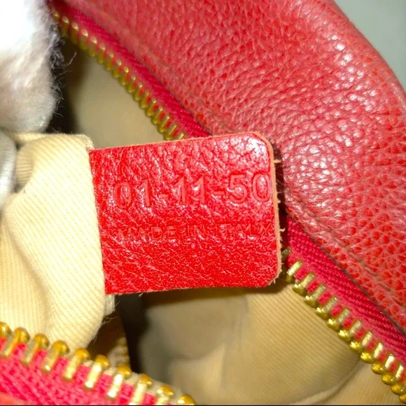 Chloe Paraty Red Leather Satchel Handbag - Picture 8 of 8